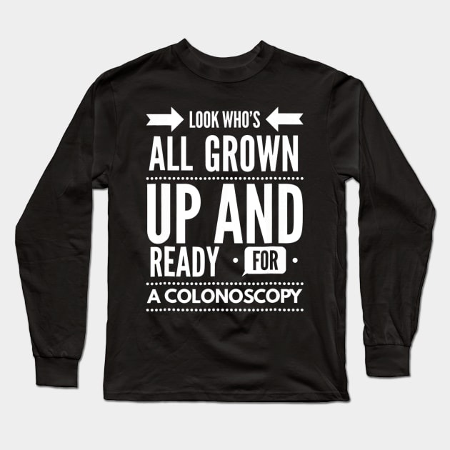 Look Whos All Grown Up And Ready For A Colonos Long Sleeve T-Shirt by mazurprop